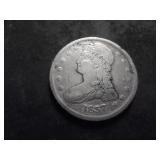 1837 Capped Bust Reeded Edge Half Dollar