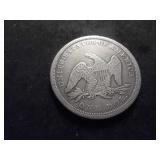 1844 Liberty Seated Silver Dollar  No Motto