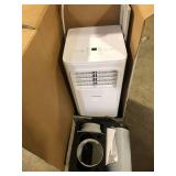 Vissani 5,000 BTU 115-Volt Portable Air Conditioner for 150 sq. ft. Rooms with Dehumidifier and Remote in White Customer Returns See Pictures