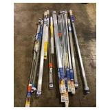 Lot of Assorted Sliding Bypass Track and Hardware Set for 2 Bypass Doors and Pocket Door Track and Hardware Set Various Models and Conditions Customer Returns See Pictures