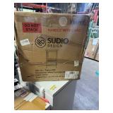 SUDIO Taylor 20 in. W x 15 in. D x 34 in. H Bath Vanity in White with Ceramic Vanity Top in White with White Sink Customer Returns See Pictures