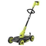 RYOBI ONE+ 18V 12 in. Cordless Battery 3-in-1 Mower, String Trimmer, and Edger (Tool Only) Customer Returns See Pictures