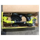 RYOBI ONE+ 18V 12 in. Cordless Battery 3-in-1 Mower, String Trimmer, and Edger (Tool Only) Customer Returns See Pictures