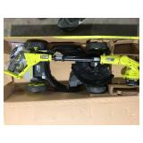 RYOBI ONE+ 18V 12 in. Cordless Battery 3-in-1 Mower, String Trimmer, and Edger (Tool Only) Customer Returns See Pictures