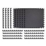 Lot of TrafficMaster Gray 24 in. W x 24 in. L x 05 in,.Thick Foam Exercise\Gym Flooring Tiles (6 Tiles\Case) (24 sq. ft.)Customer Returns See Pictures