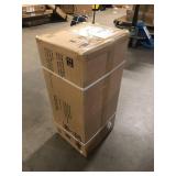 Husky Ready-to-Assemble 24-Gauge Steel Wall Mounted Garage Cabinet in Red (28 in. W x 29.7 in. H x 12 in. D) Customer Returns See Pictures
