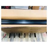 Husky 2-Pack Steel Shelf Set in Black (36 in. W x 21 in. D) for Ready-to-Assemble 36 in. Garage Gear Cabinet Damaged on Corners Customer Returns See Pictures