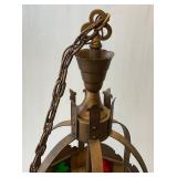 Very Large 54" Tall Ornate Church 4 Bulb Light Fixture (VERY COOL)