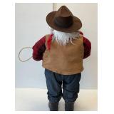 34" Tall Cowboy Santa