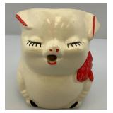 Vintage SHAWNEE Pottery Pig, Piggy Creamer And Sugar Dish