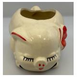Vintage SHAWNEE Pottery Pig, Piggy Creamer And Sugar Dish