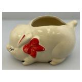 Vintage SHAWNEE Pottery Pig, Piggy Creamer And Sugar Dish