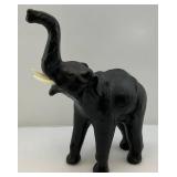 14" T Leather Elephant (Trunk Up Good Luck)