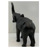 14" T Leather Elephant (Trunk Up Good Luck)