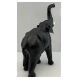 14" T Leather Elephant (Trunk Up Good Luck)