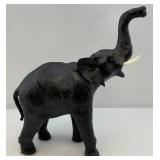 14" T Leather Elephant (Trunk Up Good Luck)