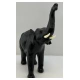 14" T Leather Elephant (Trunk Up Good Luck)
