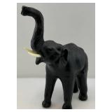 14" T Leather Elephant (Trunk Up Good Luck)