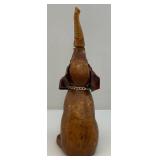 Leather Covered Elephant Decanter 14" H x 6" L x 4 1/2" W