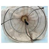 Vintage Chalkware Spanish Dancer Electric Table Lamp With Nightlight (WORKS) 21" H x 12" L x 12" W