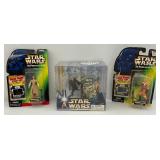 Misc. Vintage STAR WARS Items Including 1997 Hasbro "The Power Of The Force" Action Figures (NOC) & More
