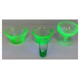 Misc. Vintage Uranium Glass