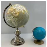 Two Vintage Globes Including 6" Replogle Celestial Globe & More