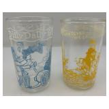 Set Of Four 1953 Howdy Doody Glasses