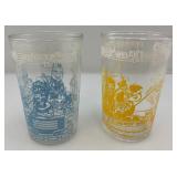 Set Of Four 1953 Howdy Doody Glasses