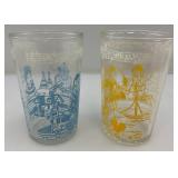Set Of Four 1953 Howdy Doody Glasses