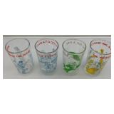 3= 1971 1= 1974 ARCHIE Comic Glasses