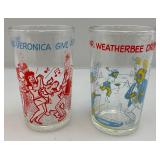 Set Of Four 1973 ARCHIE Comic Glasses