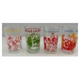 Set Of Four 3= 1973 1= 1974 ARCHIE Comic Glasses