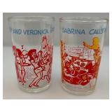 Set Of Four 3= 1973 1= 1974 ARCHIE Comic Glasses