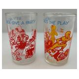 Set Of Four 3= 1973 1= 1974 ARCHIE Comic Glasses
