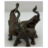 Miniature Brass Elephants