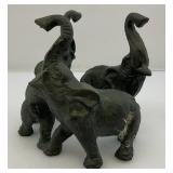 Miniature Brass Elephants