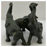Miniature Brass Elephants