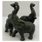 Miniature Brass Elephants
