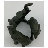 Miniature Brass Elephants