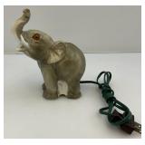 Vintage Table Top Elephant Lamp 6 1/2" T x 5" L x 2 1/2" W