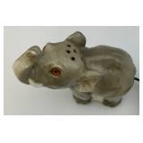 Vintage Table Top Elephant Lamp 6 1/2" T x 5" L x 2 1/2" W
