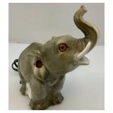 Vintage Table Top Elephant Lamp 6 1/2" T x 5" L x 2 1/2" W