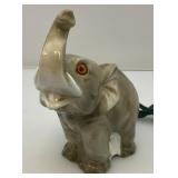 Vintage Table Top Elephant Lamp 6 1/2" T x 5" L x 2 1/2" W