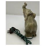 Vintage Table Top Elephant Lamp 6 1/2" T x 5" L x 2 1/2" W