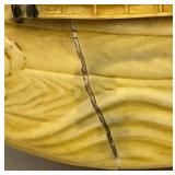 Vintage Celluliod Ship With Geishas & Crew 6 1/2" L x 7" H x 2 1/2" W