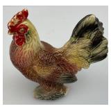 Vintage Miniature Roosters 1= 3 1/2" x 4" 1= 4 1/2" x 6 1/2"