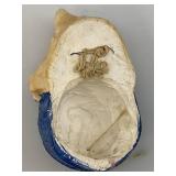 Vintage Mid Century Chalkware Cat String Holder