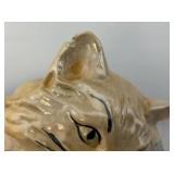 Vintage Mid Century Chalkware Cat String Holder