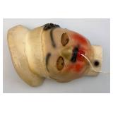 Vintage Mid Century Chalkware Chef String Holder